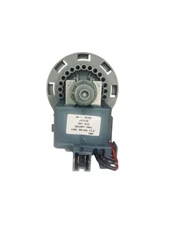 RP25-3E Помпа для стиральных машин 30W, на 8 защелках универсальная, клеммы назад, под колодку (под фишку)